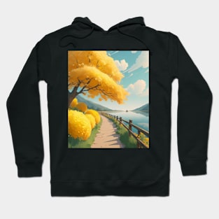 Yellow Winter Hoodie